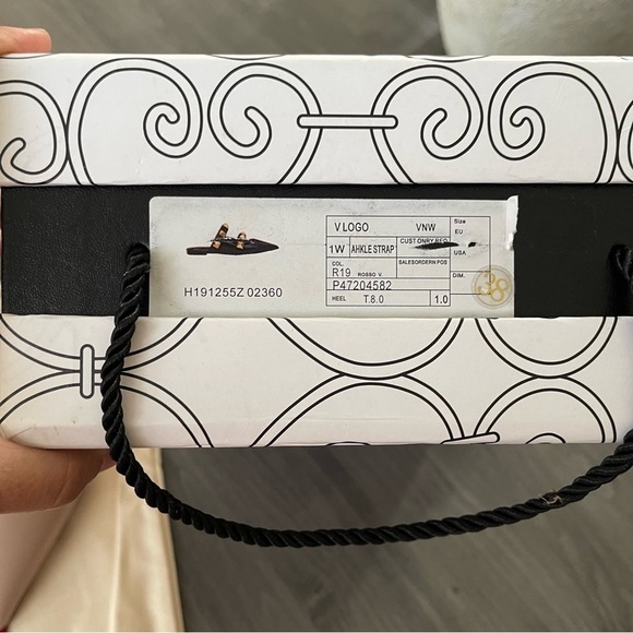 Valentino Beige Leather Rockstud-embellishment pointed-toe mules size 7.5 NEW! - Picture 10 of 12